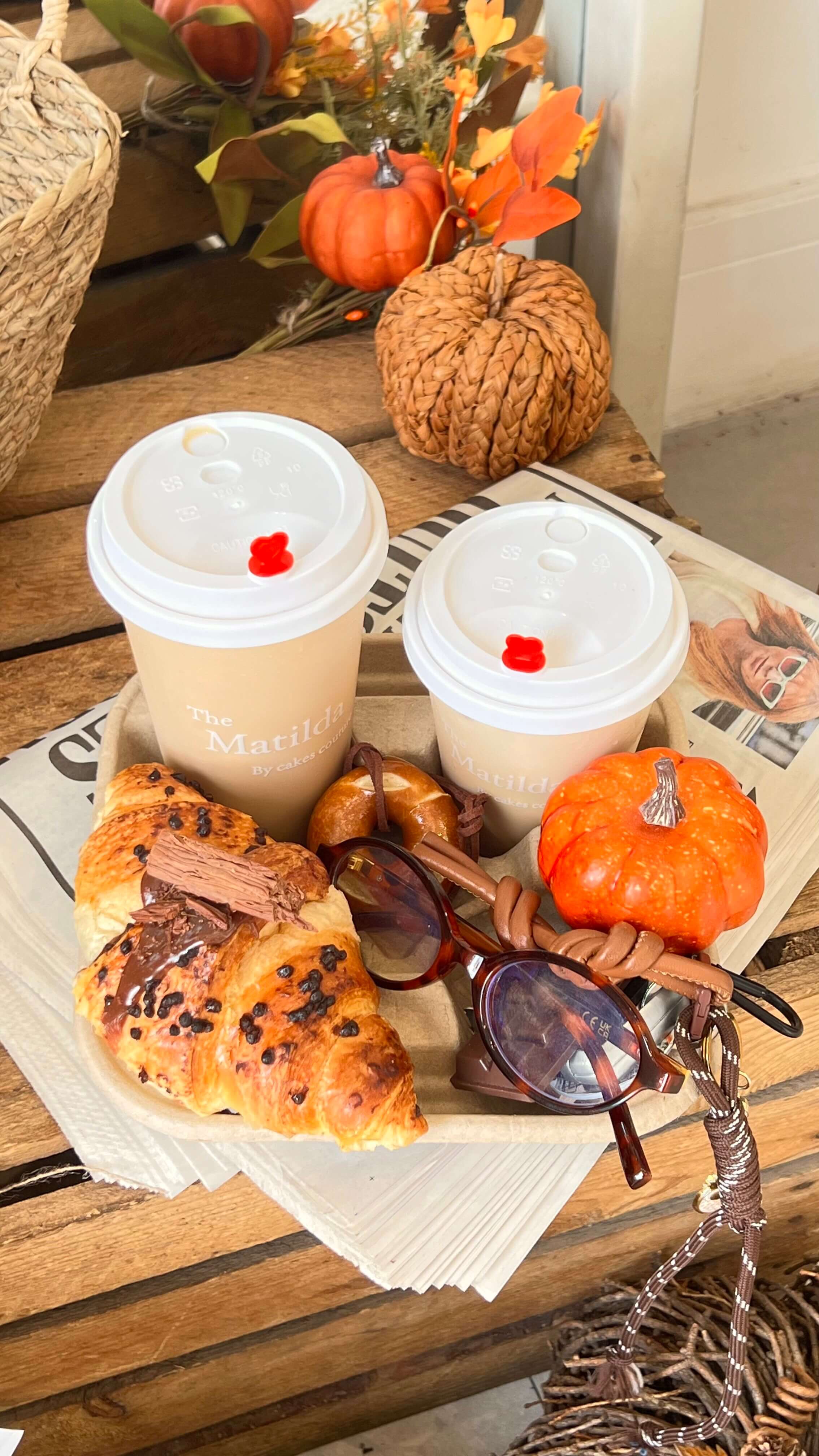 Hot Coffee and Pastry